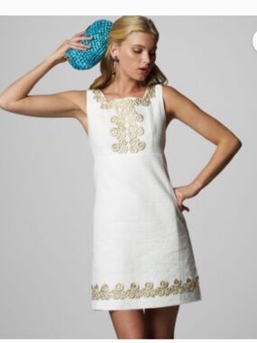 Lilly Pulitzer Adelson Jacquard Shift Dress, Size 8